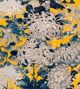 Chrysanthemums Wallpaper by MINDTHEGAP Yellow Chrysanthemums Wallpaper by MINDTHEGAP Yellow