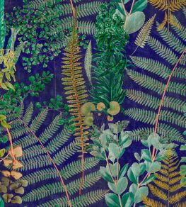 Green Sanctuary Wallpaper by MINDTHEGAP Anthracite Green Sanctuary Wallpaper by MINDTHEGAP Anthracite
