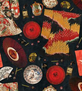 Memoirs Of A Gheisha Wallpaper by MINDTHEGAP Black, Red, Yellow Memoirs Of A Gheisha Wallpaper by MINDTHEGAP Black, Red, Yellow