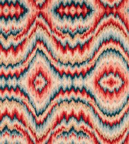 Psychedelic Wallpaper by MINDTHEGAP Blue, Red, Taupe Psychedelic Wallpaper by MINDTHEGAP Blue, Red, Taupe