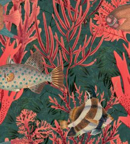 The Undersea Wallpaper by MINDTHEGAP Brown, Grey, Pink The Undersea Wallpaper by MINDTHEGAP Brown, Grey, Pink