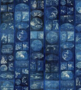 Aizome Collage Wallpaper by MINDTHEGAP Indigo Aizome Collage Wallpaper by MINDTHEGAP Indigo