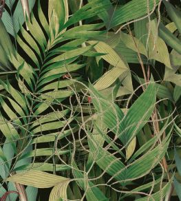 Exotic Garden Wallpaper by MINDTHEGAP Green Exotic Garden Wallpaper by MINDTHEGAP Green