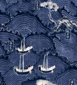 Waves Of Tsushima Wallpaper by MINDTHEGAP Indigo
