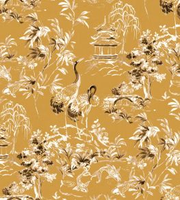 Ming Pagoda Wallpaper by Coordonne Amber Ming Pagoda Wallpaper by Coordonne Amber
