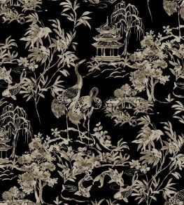 Ming Pagoda Wallpaper by Coordonne Onyx