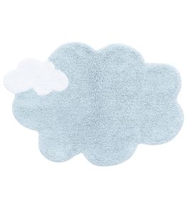Mini Dream Rug by Lorena Canals Light Blue/White Mini Dream Rug by Lorena Canals Light Blue/White