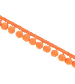 Mini Pom Braid Trimming by Villa Nova Pumpkin Mini Pom Braid Trimming by Villa Nova Pumpkin