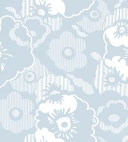 Alice Wallpaper by Mini Moderns Powder Blue Alice Wallpaper by Mini Moderns Powder Blue