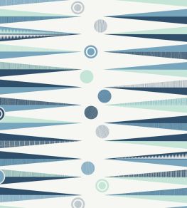 Backgammon Wallpaper by Mini Moderns Chalkhill Blue Backgammon Wallpaper by Mini Moderns Chalkhill Blue