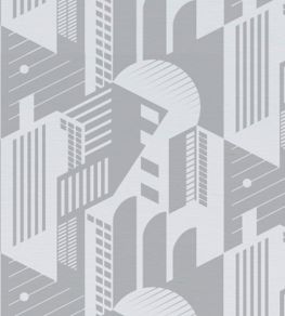 Bauhaus Wallpaper by Mini Moderns Concrete Bauhaus Wallpaper by Mini Moderns Concrete