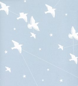 Star-ling Wallpaper by Mini Moderns Powder Blue Star-ling Wallpaper by Mini Moderns Powder Blue