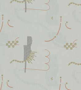 Minuit A Bord Fabric by Nobilis Silver Minuit A Bord Fabric by Nobilis Silver