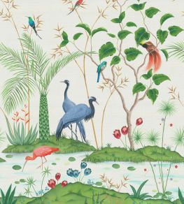 Mirage Grasscloth Mural by Osborne & Little 2