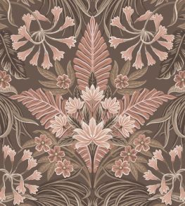 Mirk Wallpaper by Woodchip & Magnolia Peat Brown