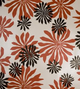 Fleur Wallpaper by MissPrint Soft-White with Red Fleur Wallpaper by MissPrint Soft-White with Red