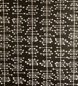 Muscat Small Wallpaper by MissPrint Black with White Muscat Small Wallpaper by MissPrint Black with White