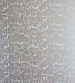 Saplings Wallpaper by MissPrint Silver with White Saplings Wallpaper by MissPrint Silver with White