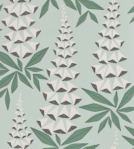 Foxglove Wallpaper by MissPrint Jade Foxglove Wallpaper by MissPrint Jade