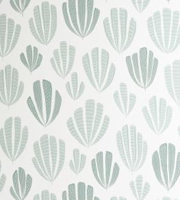 Hoja Wallpaper by MissPrint Morning Mist Hoja Wallpaper by MissPrint Morning Mist