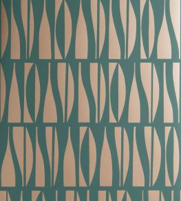 Bottles Wallpaper by MissPrint Hunter Green Bottles Wallpaper by MissPrint Hunter Green