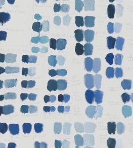 Mixed Tones Wallpaper by Designers Guild Indigo Mixed Tones Wallpaper by Designers Guild Indigo