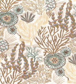 Moana Fabric by Casamance Celadon Vanille