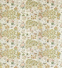 Moat Birds Fabric by Sanderson Fawn/Harvest