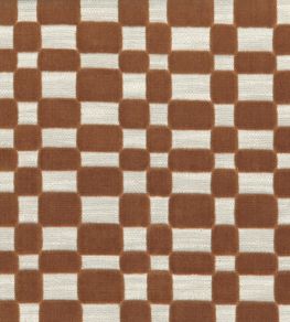 Modulor Fabric by Casamance Orange Modulor Fabric by Casamance Orange