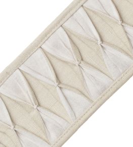 Monarch Pleated Border Trimming by Samuel & Sons Parchment Monarch Pleated Border Trimming by Samuel & Sons Parchment