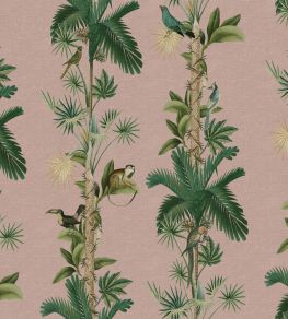 Monkey Island Wallpaper by Rebel Walls Pink Monkey Island Wallpaper by Rebel Walls Pink