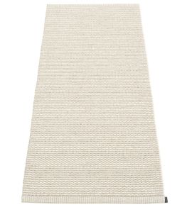 Mono Rug by Pappelina Linen/Vanilla