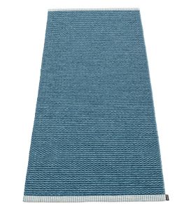 Mono Rug by Pappelina Ocean Blue/Dove Blue