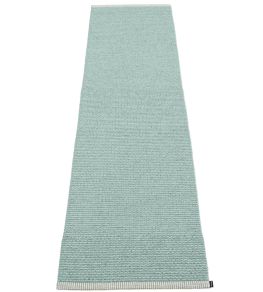 Mono Runner Rug by Pappelina Haze/Pale Turquoise Mono Runner Rug by Pappelina Haze/Pale Turquoise