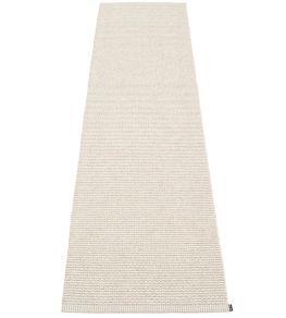 Mono Runner Rug by Pappelina Linen/Vanilla