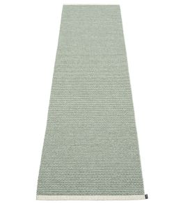 Mono Runner Rug by Pappelina Sage/Army