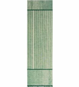 Monochromes Patch 7B Runner Rug by Louis De Poortere Dark Green