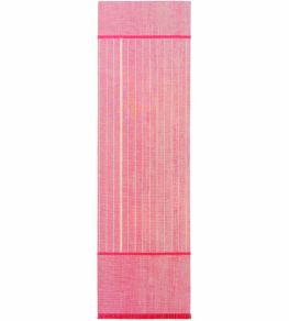 Monochromes Patch 7B Runner Rug by Louis De Poortere Red
