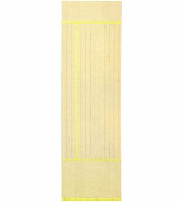Monochromes Patch 7B Runner Rug by Louis De Poortere Yellow