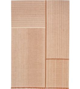 Monochromes Patch WW Rug by Louis De Poortere Brown Monochromes Patch WW Rug by Louis De Poortere Brown