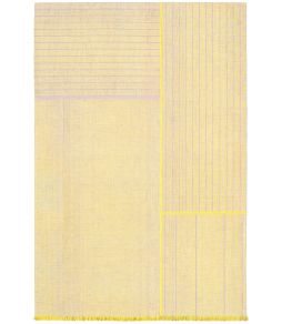 Monochromes Patch WW Rug by Louis De Poortere Yellow Monochromes Patch WW Rug by Louis De Poortere Yellow