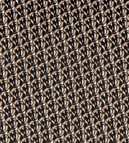 Monogram Fabric by Kirkby Design Monochrome Monogram Fabric by Kirkby Design Monochrome