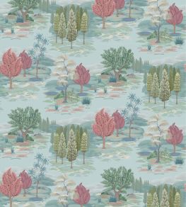 Monteverde Wallpaper by Osborne & Little Aqua/Blush