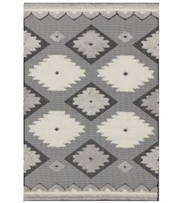Monty Tribal Rug by Asiatic Black Cream Monty Tribal Rug by Asiatic Black Cream