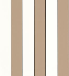 Moonlight Golden Lines Wallpaper by Caselio Camel Blanc