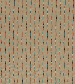 Morelia Fabric by Harlequin Terracotta/Cerulean