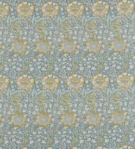 Kennet Fabric by Morris & co Sea Blue/Lichen Kennet Fabric by Morris & co Sea Blue/Lichen