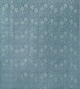 Morris Velvet Fabric by Thibaut Mineral