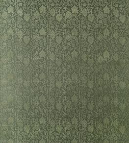 Morris Velvet Fabric by Thibaut Olive