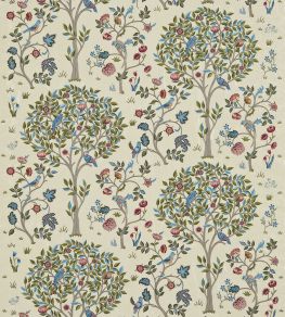 Kelmscott Tree Fabric by Morris & Co Woad/Rose Kelmscott Tree Fabric by Morris & Co Woad/Rose